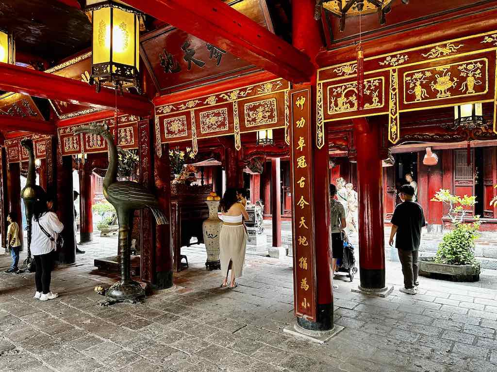 Temple Littérature Hanoi Vietnam