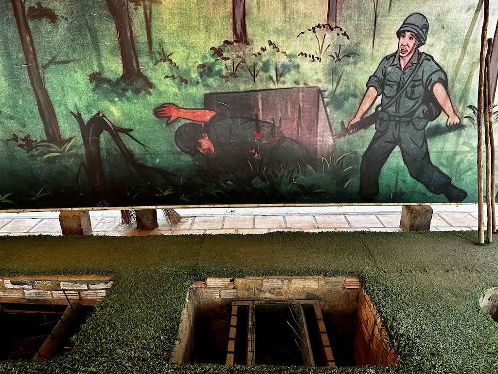 tunnels Cu Chi Ho Chi Minh Saigon Vietnam