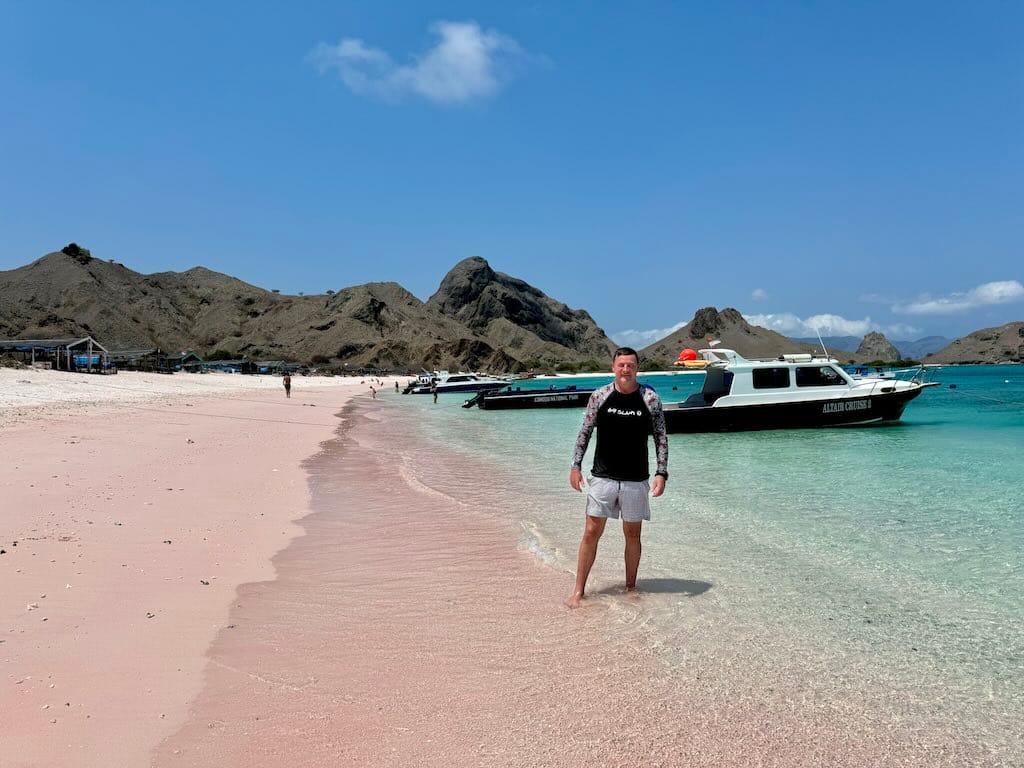 Pink Beach Padar parc national Komodo